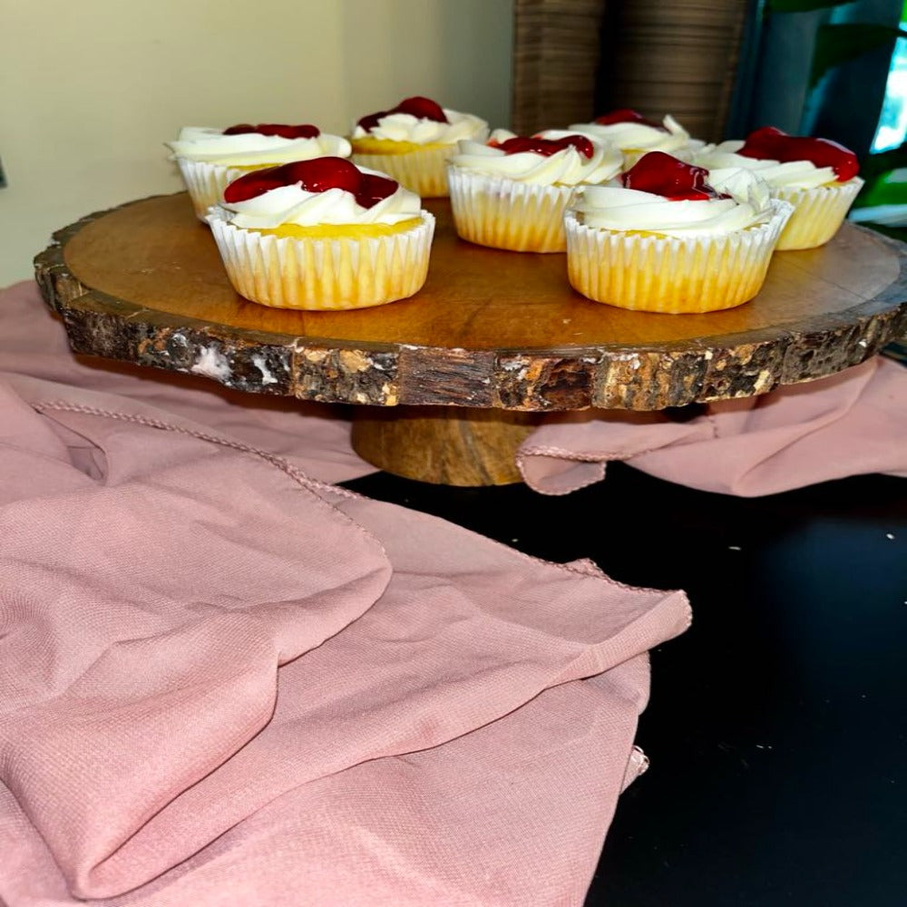 WOODEN CAKE/CUPCAKE STAND
