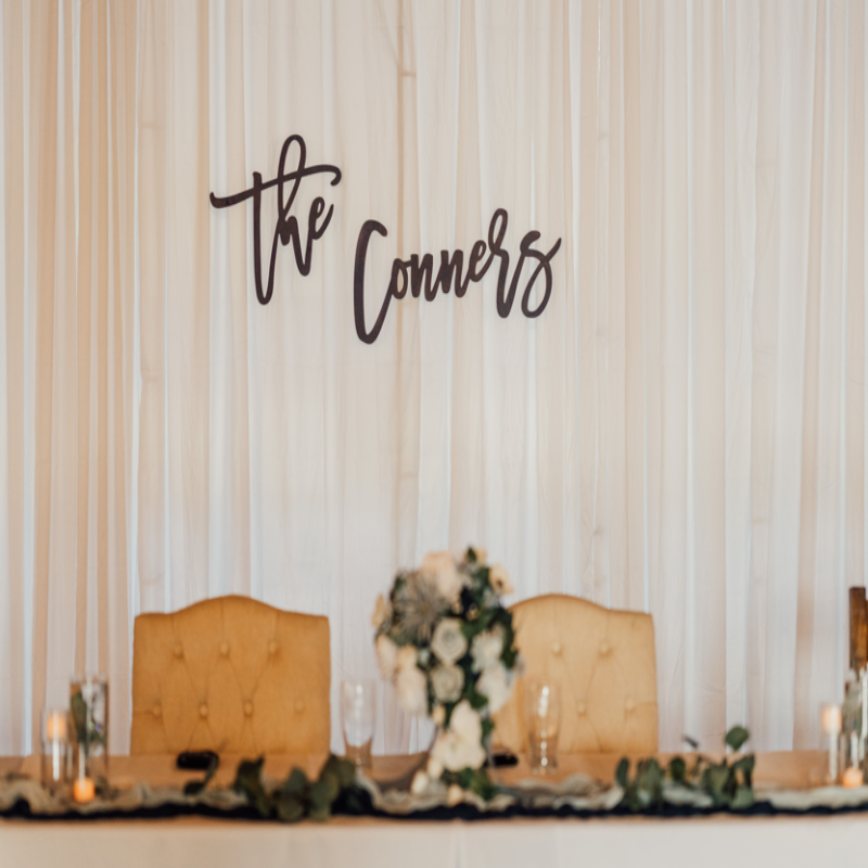 White Backdrop Curtains