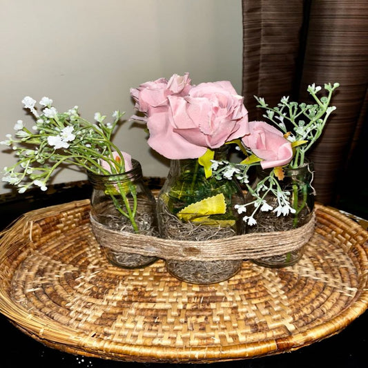 3 VASE CENTERPIECES