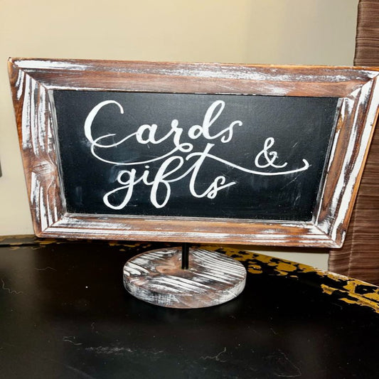 CARDS AND GIFTS SIGN