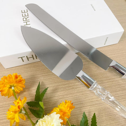 Cake Cutting & Serving Set - Acrylic