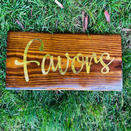 FAVORS SIGN
