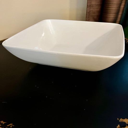 LARGE WHITE SERVING DISH