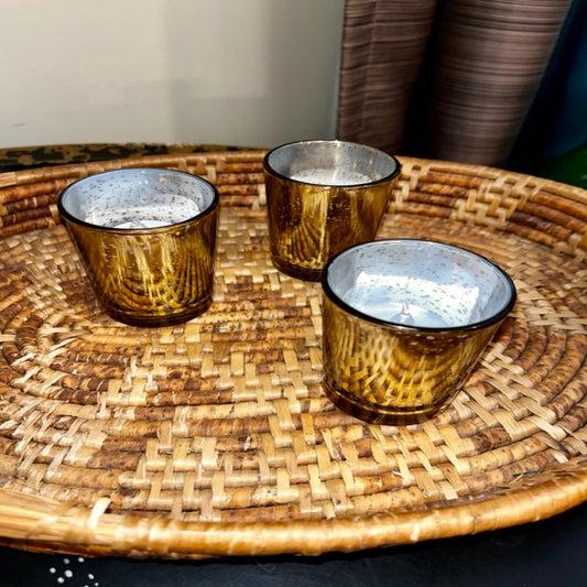 GOLDEN VOTIVE JARS