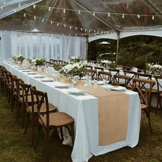 BURLAP TABLE RUNNERS