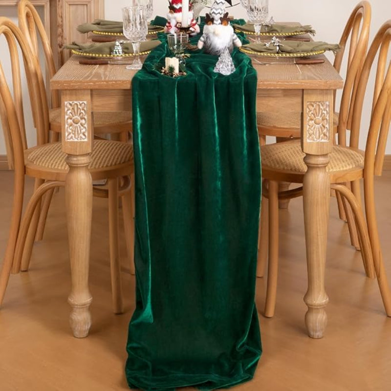 Table Runners - Emerald Green Velvet