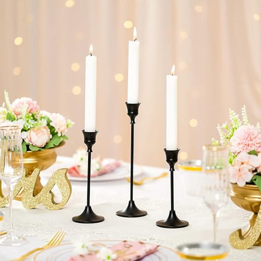 Taper Candle Holders - Black