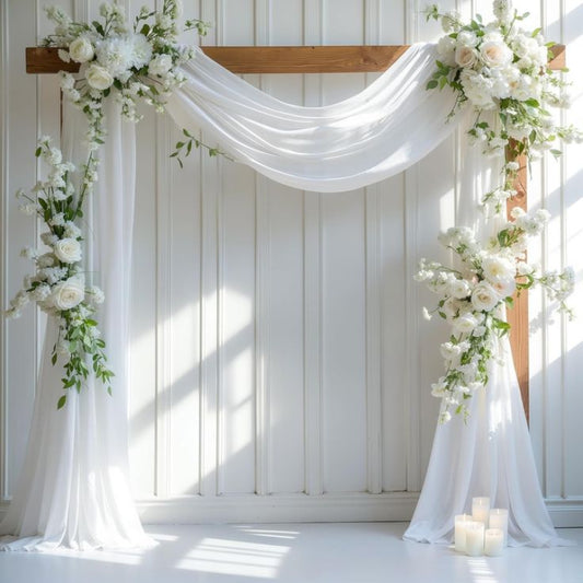 Chiffon Arch Curtains