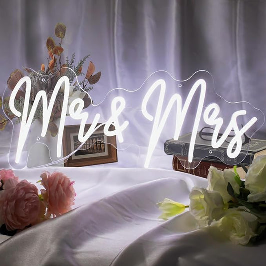 Mr & Mrs Neon Sign