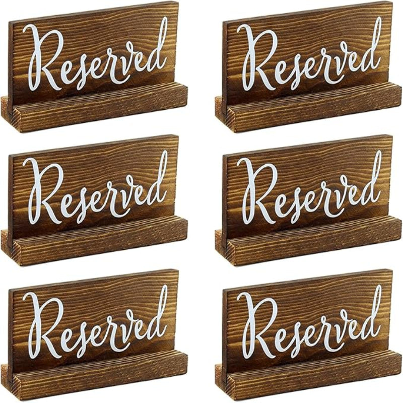 MINI RESERVED SIGNS